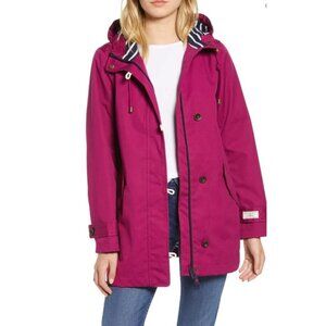 Joules bright pink rain jacket, size 14